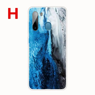 Colored Painting Lightweight Slim Shockproof Soft TPU Back Cover Protective Case for Samsung Galaxy A21