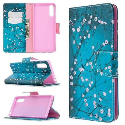 Colored Painting All-round Protection PU Leather Phone Protective Case with Card Slots&Stand for Sony Xperia L4