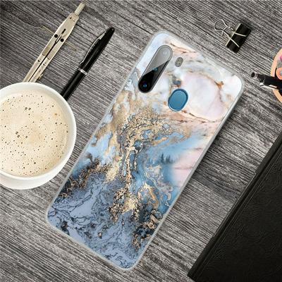 Colored Painting Lightweight Slim Shockproof Soft TPU Back Cover Protective Case for Samsung Galaxy A21