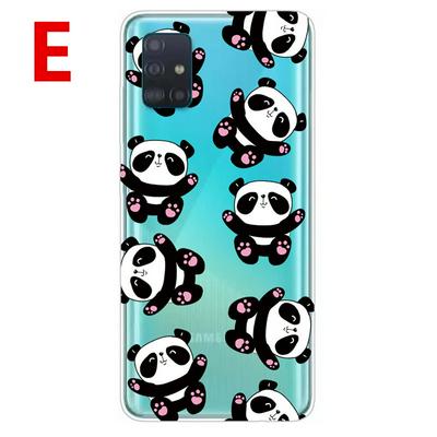 High Transparency Cute Cartoon Pattern Scratch Resistant Soft TPU Phone Cover for Samsung Galaxy A51 5G