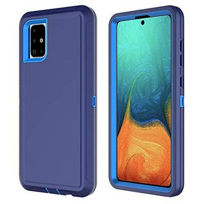 Armor Shockproof 3 in 1 Detachable Hard Front PC Frame + Hard PC Inner + Soft TPU Back Hybrid Back Cover Protective Case for Samsung Galaxy S20 Ultra