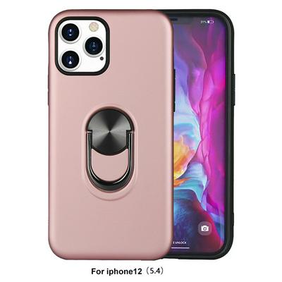 Thor Shockproof 2 in 1 Detachable Hard PC + Soft TPU with Pull Ring Kickstand Back Cover Case for iPhone 12 5.4