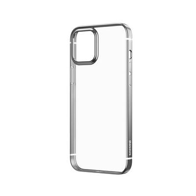 Baseus Shiny High Transparent Protective Shell Anti-fingerprint Anti-drop TPU Back Cover Phone Case for iPhone 12(6.1) 2020