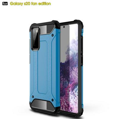 Armor 2 in 1 Detachable Shockproof Hard PC + Soft TPU Back Cover Case for Samsung Galaxy S20 FE