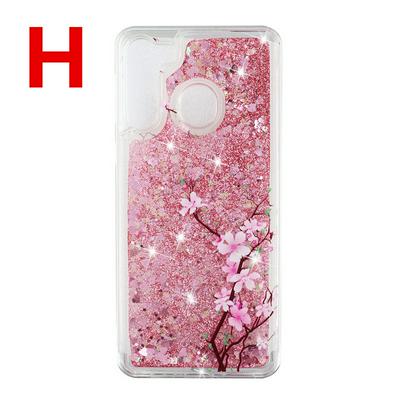 Quicksand Fashion Pattern Shockproof Scratch Resistant Soft TPU Back Cover Phone Case for Samsung Galaxy A21