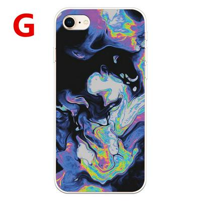 Colored Painting Lightweight Slim Shockproof Soft TPU Back Cover Protective Case for iPhone 7 / 8 / SE (2020)