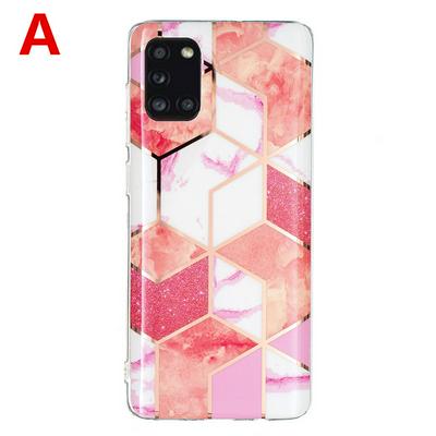 Fashion Stitching Pattern Scratch Resistant Drop-proof Soft TPU Phone Case for Samsung Galaxy A31