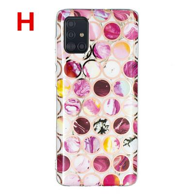 Fashion Stitching Pattern Scratch Resistant Drop-proof Soft TPU Phone Case for Samsung Galaxy A51