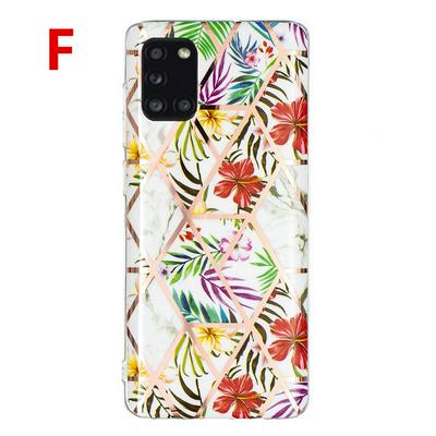 Fashion Stitching Pattern Scratch Resistant Drop-proof Soft TPU Phone Case for Samsung Galaxy A31