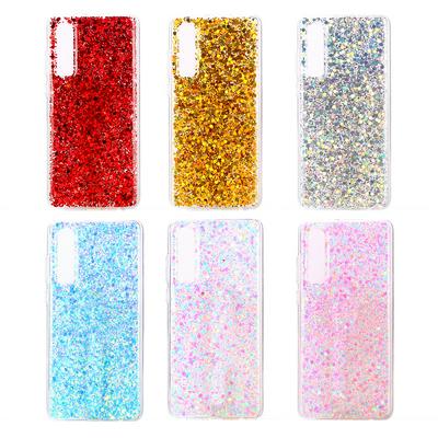 Ultrathin Bling Style Glitter Powder Soft TPU Back Cover Case for Huawei P30
