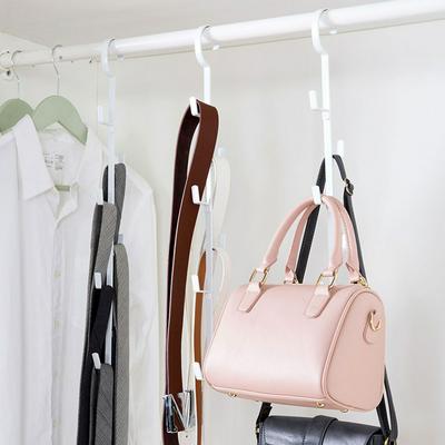 Creative Japanese-style Hanging Drill-free Wardrobe 7 Hook