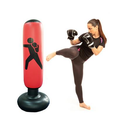 Inflatable Punching Bag Thickened Fitness Target Stand Tower Bag
