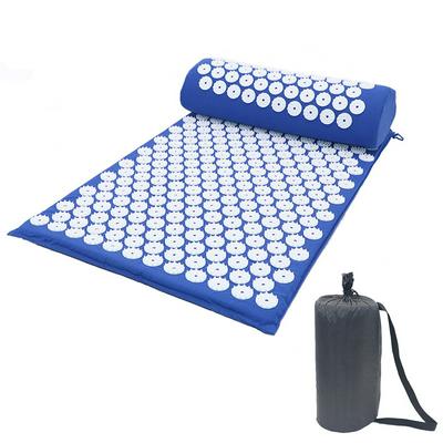 Acupressure Cushion Yoga Sports Massage Mat Set + Nylon Bag
