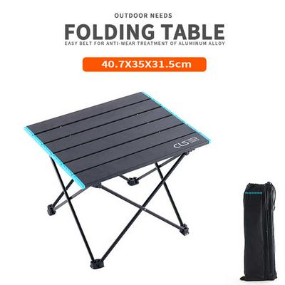 Outdoor Folding Table Simple Folding Mini Desk Portable Camping Fishing Train Table Lined Up Pony