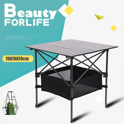 Outdoor Folding Table Lift Portable Square Aluminum Alloy Picnic Big Square Desk