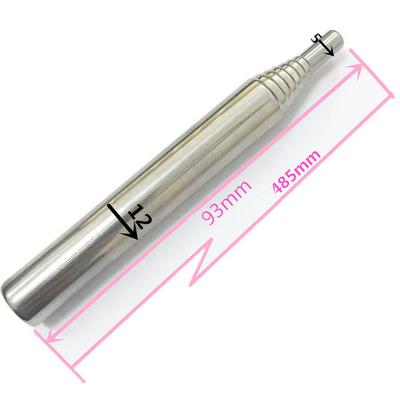 Stainless Steel Blowpipe Tube Pocket Bellow Camping Fire Tool Retractable Blower High Speed Easy Carry