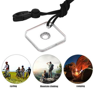 Outdoor Survival Reflective Signal Mirror Portable Emergency Survival Kit Camping Hiking Long Distance Communication
