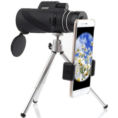 40 x 60 HD Focus Monocular Telescope Zoom Optic Lens Spotting Scope Binoculars FMC Coating Lenses Day Vision Space Hunting BAK4