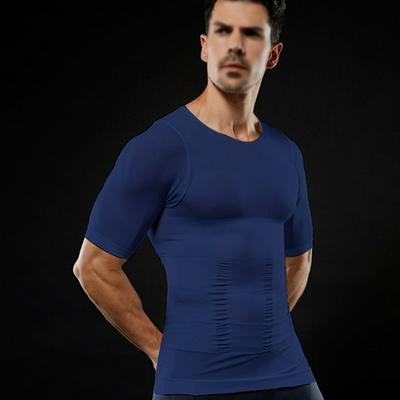 Men's Close-fitting T-shirt Seamless Short Sleeve Body Shaper