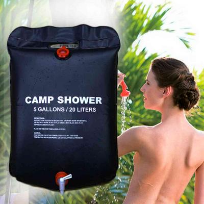 20L (Heat absorbing) Folding PVC Solar Travel Sports Shower Bag Outdoor Portable Water Bag