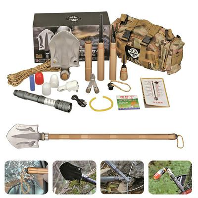 G88 Multi-function Engineering Shovel Outdoor Folding Shovel Camping Equipment Survival Manganese Steel Shovel  