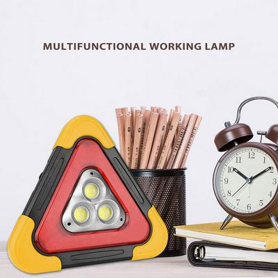 3 COB LED Work Light, Solar Powered Waterproof Flood Lights for Camping Hiking Emergency Car Repairing
