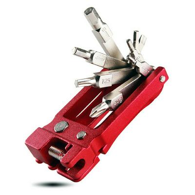 Juego de herramientas para reparar bicicletas, kit con llaves hexagonales, destornilladores, con palanca de neumáticos, llave Allen, para bici de montaña, Mountain Bike, multiherramienta para ciclismo