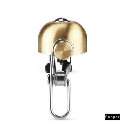 Timbre Retro para bicicleta de montaña, de acero inoxidable, con sonido alto, para manillar de bicicleta