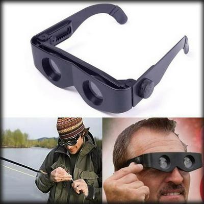 Portable Magnifying Glasses Funny Zoom Binoculars Glasses for Fishing Going to Concert