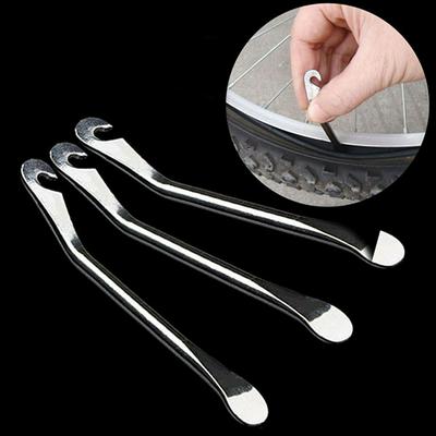 Cycling Tire Lighter Bent Bicycle Tire Repair Maintenance Tool Hooks Steel Wheel Wire Fixed