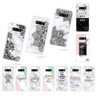 Marble Pattern Soft TPU Back Cover Case for Samsung Galaxy Note 8
