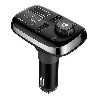 BT74 Bluetooth FM Transmitter MP3 Player Port USB Car Charger 3.4A Fast Charging Voltage Detection SD Card Player Receiver