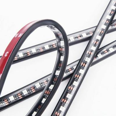 5050 Interior Car RGB Bluetooth APP Remote Control Light Music Voice Control 12 LED Lighting LED Strip Tape