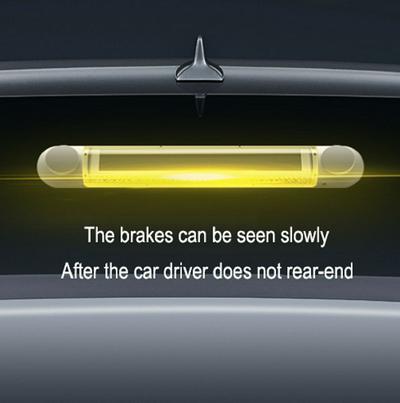 24 LED Long Row Adhesive Solar Anti-Tailing Safety Warning Light Strobe Light Car High Position Brake Light