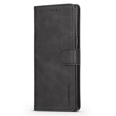Magnetic Button Calf Pattern Shock-Absorption Side Flip PU Leather + Soft TPU Wallet Phone Case with Card Slot and Stand for Samsung Galaxy Note 8