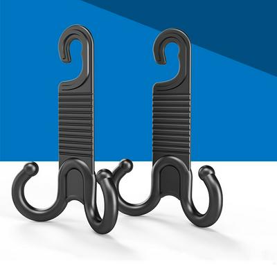 2pcs Car Seat Hook Back Seat Headrest Hook Vehicle Headrest Hanger for Strapped Purse Plasitc Bags Grocery Bags