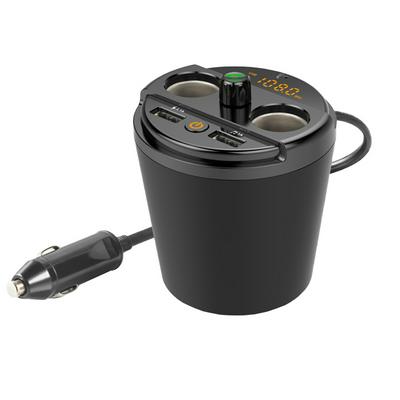 3 in 1 Bluetooth FM Transmitter Double USB Ports Car Charger Music Player Supports Hands-free Call