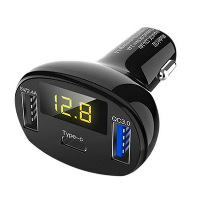 C02 Auto Mp3 Audio Player Bluetooth Car Kit Type-C Qc3.0 Car Charger