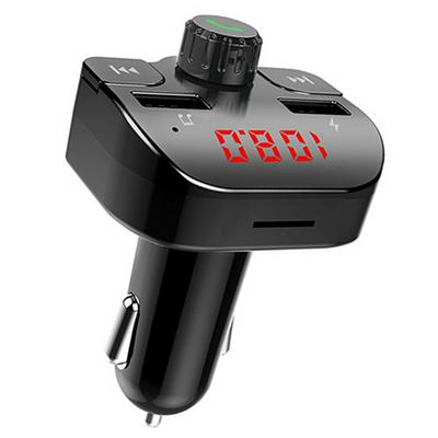 G15 Bluetooth Car FM Transmitter 2-port Car Charger Supports Music Play, FM radio, USB and TF Card