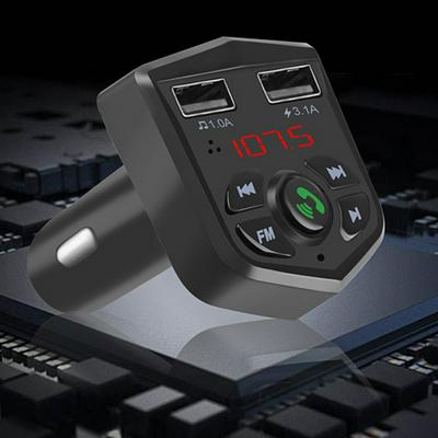 803E Bluetooth 5.0 Receiver Voltage Cigarette Lighter MP3 Player Car Charger FM Hands-free Transmitter 
