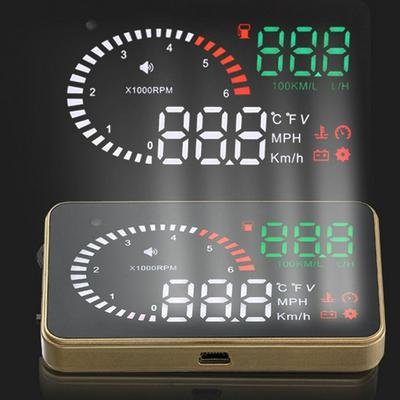 X6 Digital HUD Speedometer Display Universal Head Up Dispaly with Speed Limit Warning