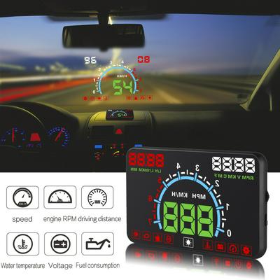 Digital Universal HUD Speedometer Display Head Up Dispaly with Speed Limit Warning Function