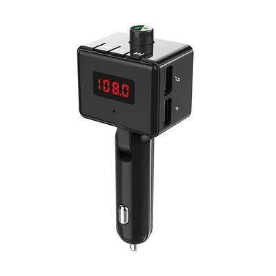 BS6 Bluetooth Dual USB Car Charger FM Transmitter Audio Mp3 Player Wireless In-Car FM Modulator Handsfree 