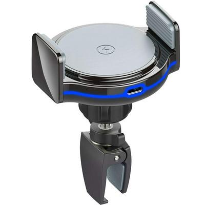 Car Wireless Charger, G01 10W Car Wireless Charger Wireless Charger Stand Fast Charging with 1 Coil Car Charger Stand Gravity Sensor 360° Rotating for Mobile Phone