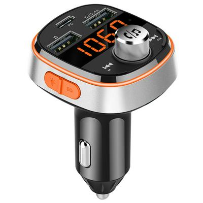 Bc51T Bluetooth Auto Mp3 Speler Draadloze Auto Fm-zender Autolader Handsfree Eq Modus met Dual Usb-poorten Pd interface