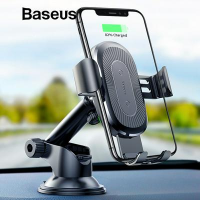 Baseus  Qi Wireless Car Charger Quick Wireless Charging Charger Car Mount Mobile Phone Holder