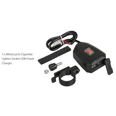 Motorcycle Charger 2.1A Mobile Phone Charger 10-80V Switch F Electric Vehicle Motorcycle 