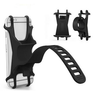 Universal Silicone Bicycle Motorcycle Bike Handlebar Mobile Phone Holder for Cellphone 4-5.5"