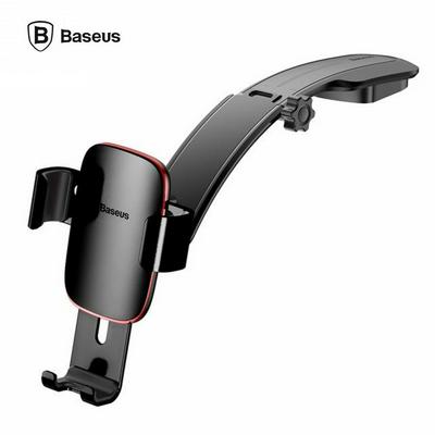 Baseus Metal Age Gravity Connecting Rod Type Car Mount Aluminum Alloy 360 Full Viewing Car Phone Holder for 4-6 inch Mobile Phones 