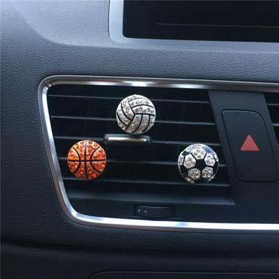 Metal Basketball Football Volleyball Automobile Styling Decoration Perfume Car Air Conditioner Perfume Clip Exquisite Car Air Freshener